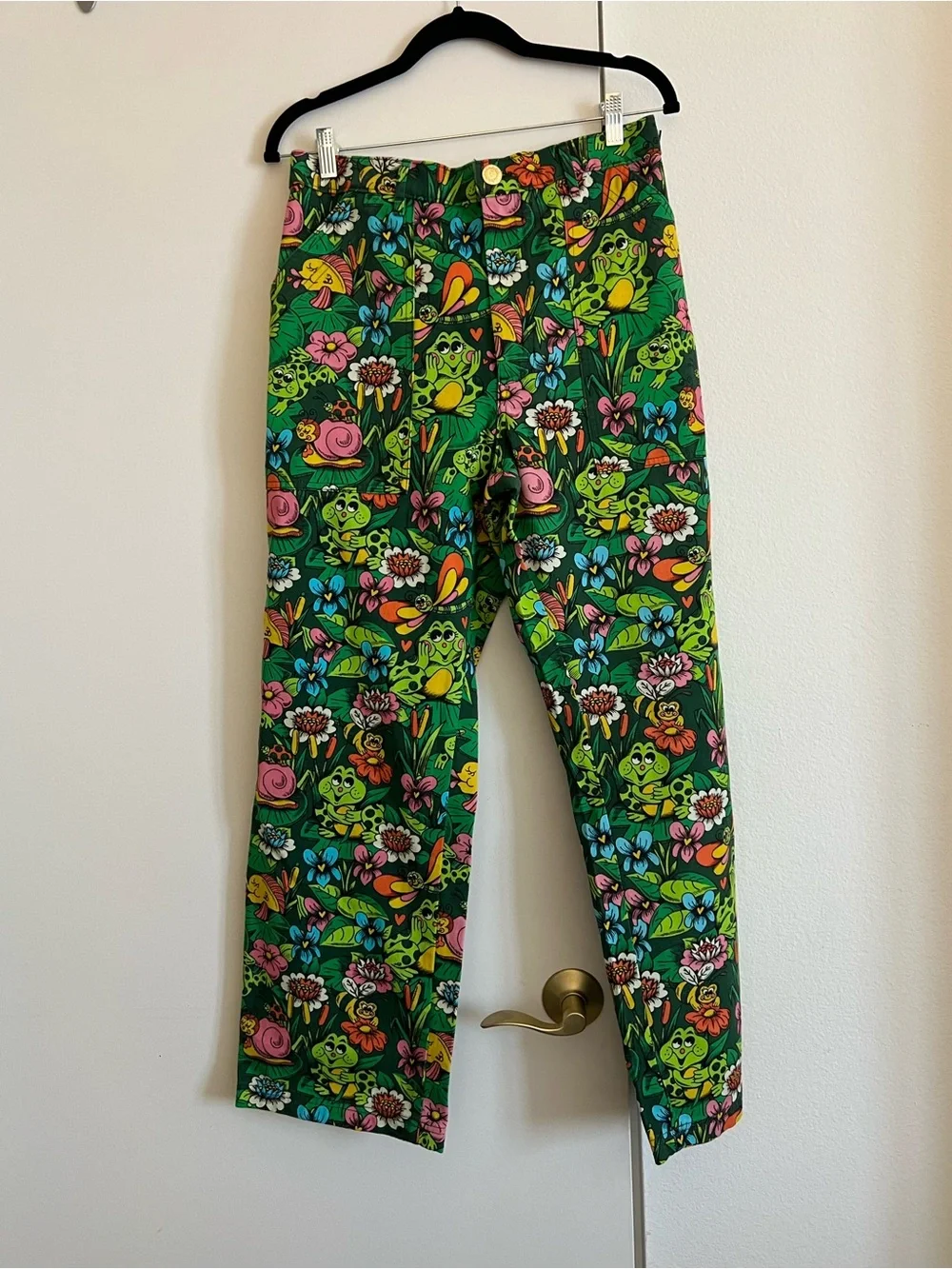 NWOT! Big Bud Press WORK PANTS in POND PARTY Print - Picture 10 of 12
